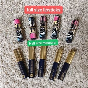 Bundle of 5 lipsticks and 5 mascara
